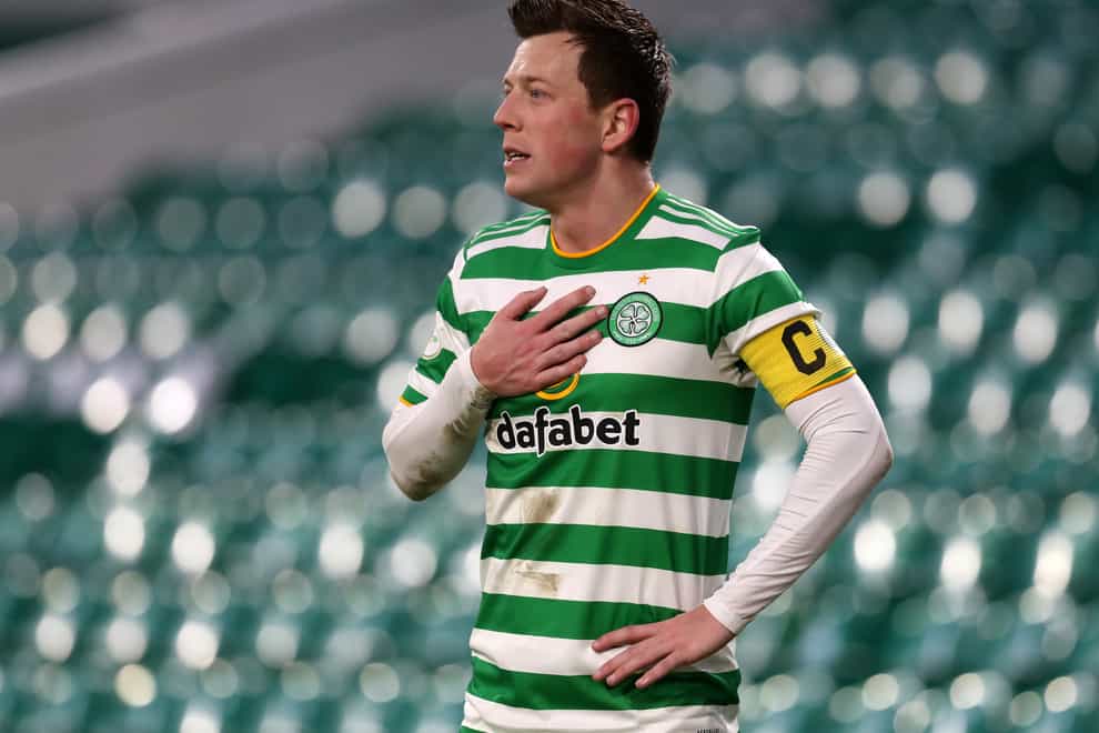 Callum McGregor, pictured, says Celtic players remain right behind Neil Lennon (Andrew Milligan/PA)