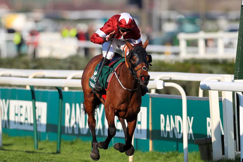 Tiger Roll winning his second Grand National