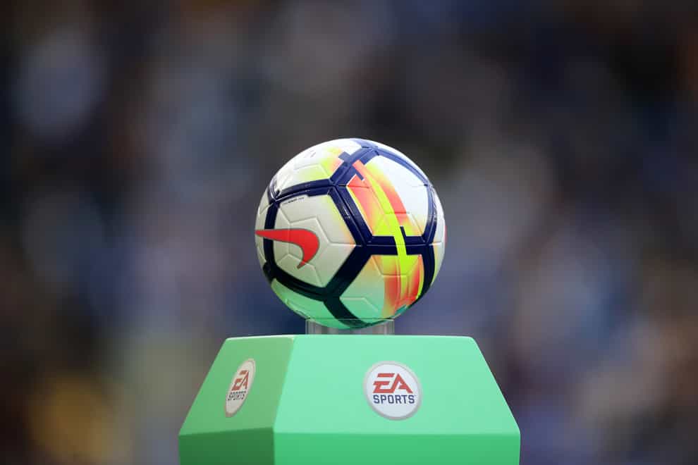 A general view of a matchball