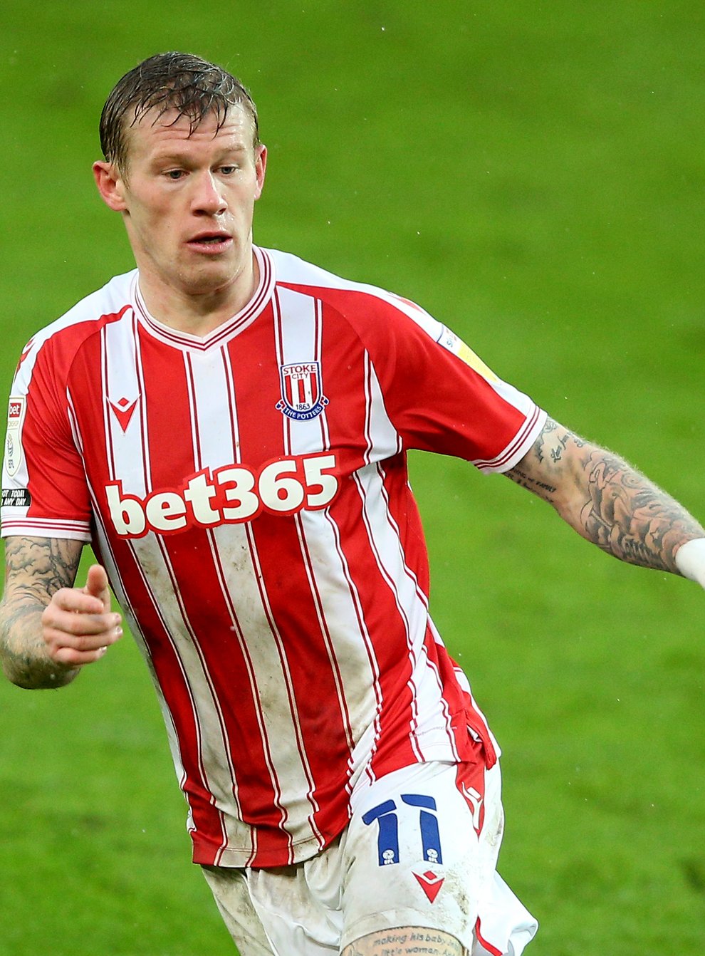 James McClean and his family have been sent threatening messages