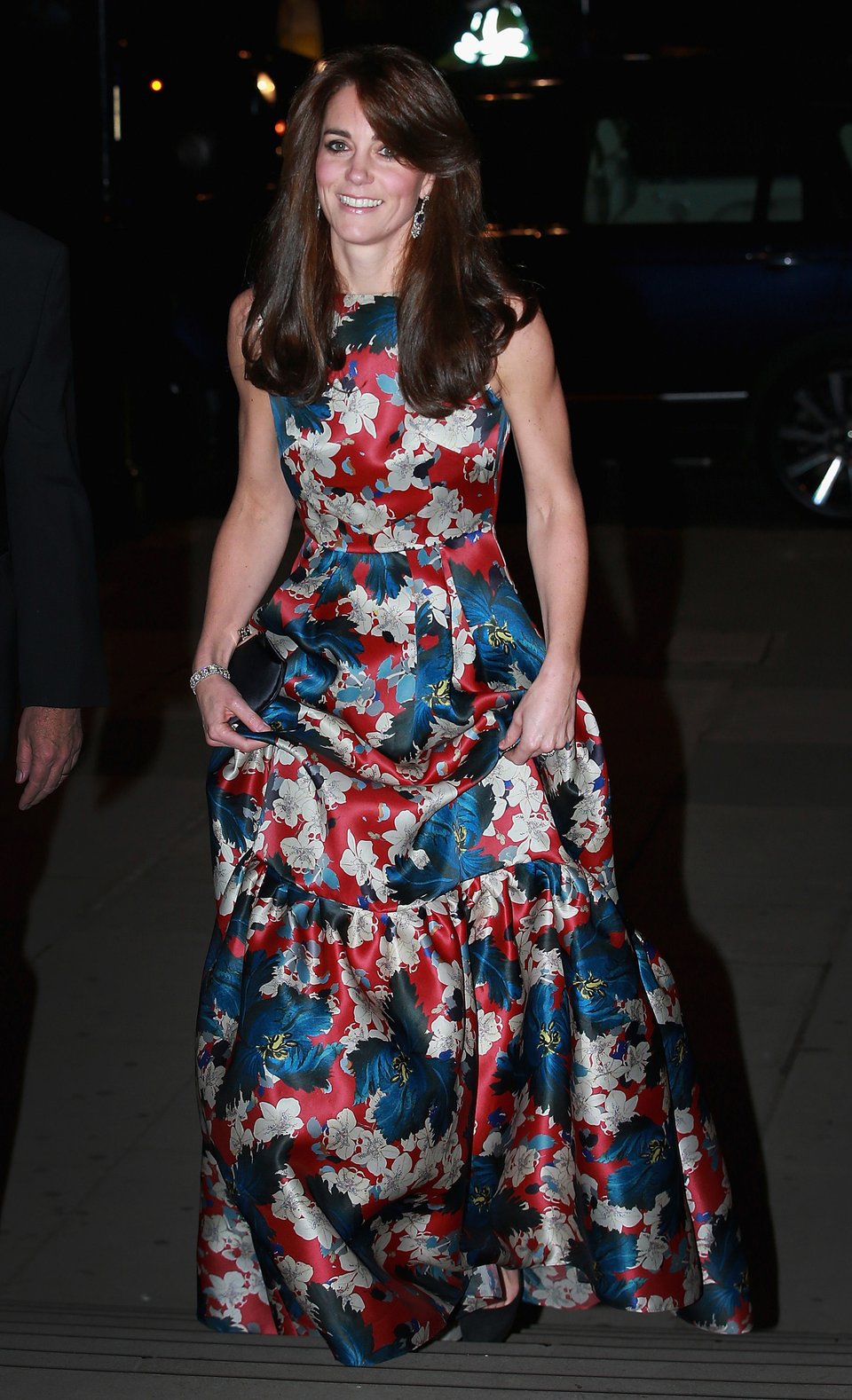 The Duchess of Cambridge arriving for the 100 Women in Hedge Funds Gala Dinner in aid of The Art Room, at the Victoria and Albert Museum in London