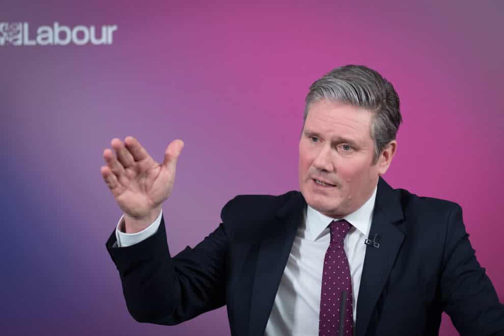 Labour leader Sir Keir Starmer delivers a virtual speech on Britain’s economic future in the wake of the coronavirus pandemic