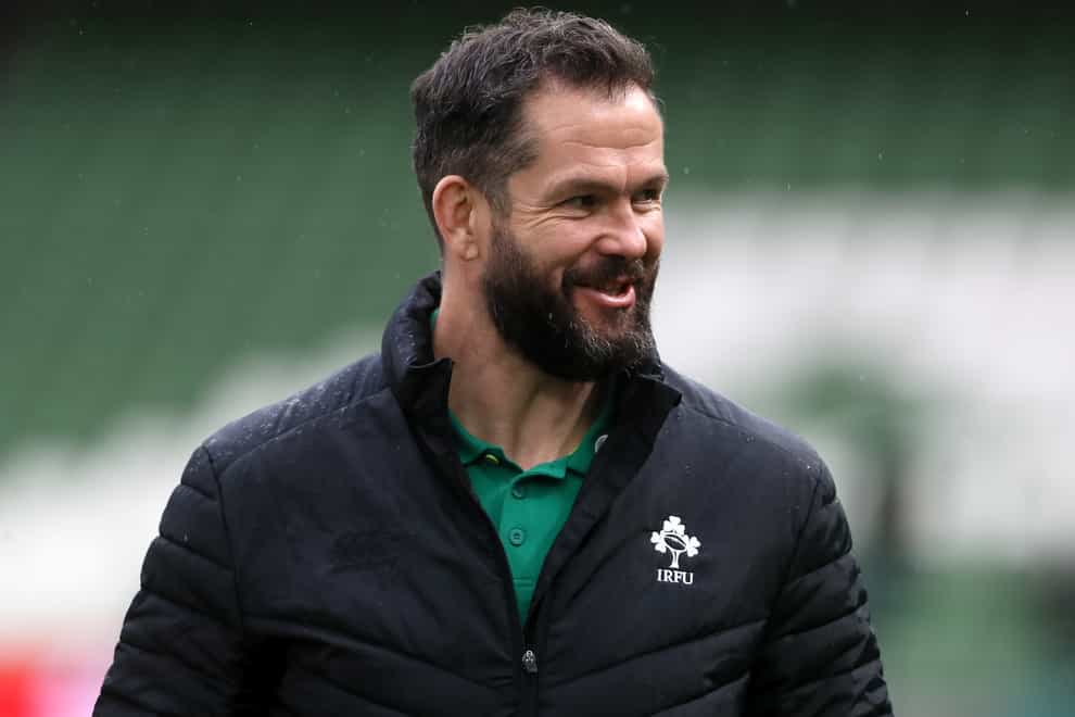 Andy Farrell's Ireland are preparing to face Italy
