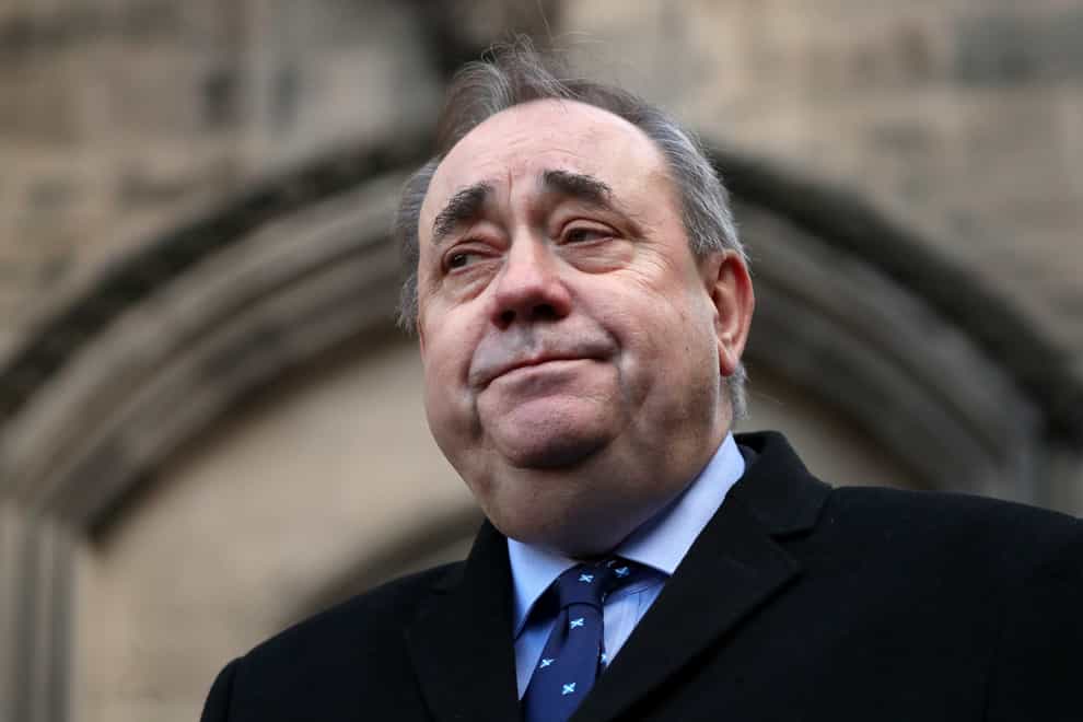 The Scottish Parliamentary Corporate Body has ruled a submission from Alex Salmond, in which he accuses Nicola Sturgeon of breaching the ministerial code, can be published (Jane Barlow/PA)