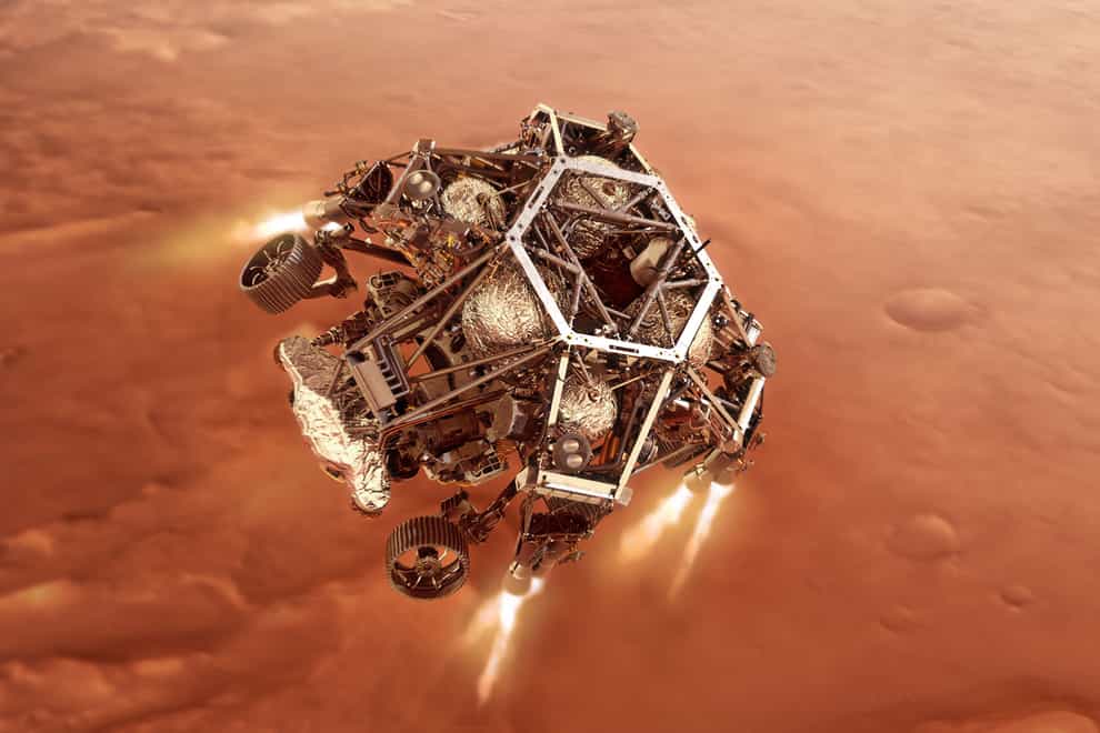 Artist's impression of NASA’s Perseverance rover