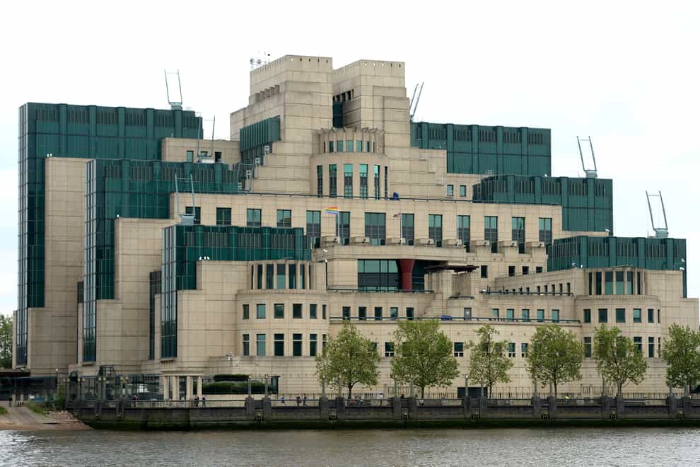 The chief of MI6 has apologised for the service's past treatment of LGBT+ people (Anthony Devlin/PA)