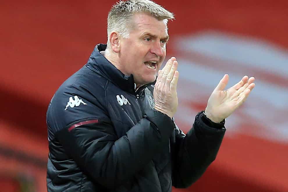 Dean Smith is expecting some intriguing battles at Villa Park on Sunday