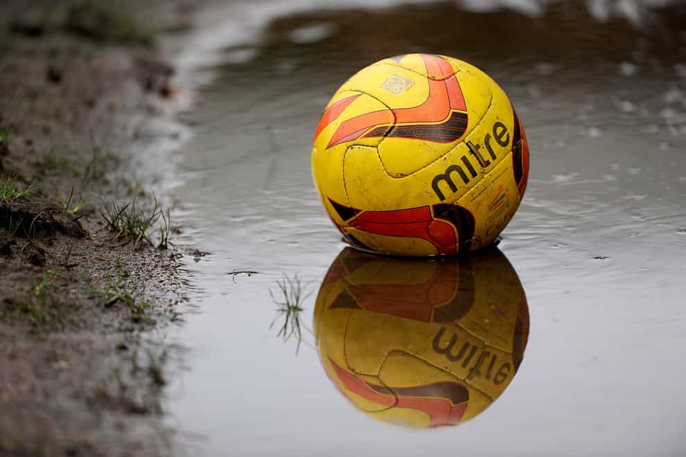 A waterlogged pitch led to Exeter's game against Grimsby being postponed