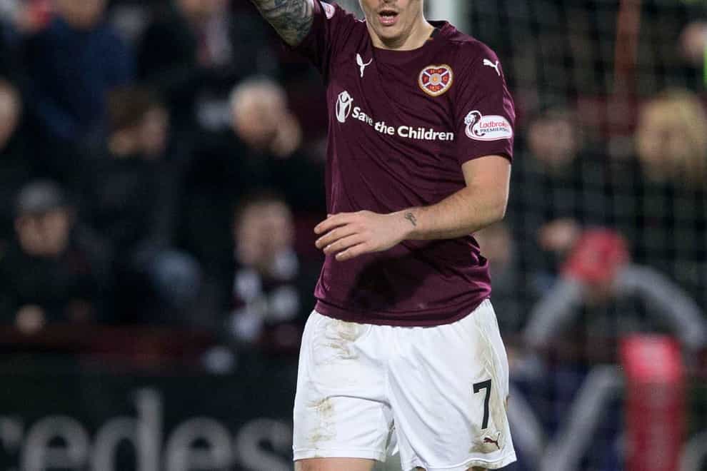 Jamie Walker scored his 50th goal for Hearts