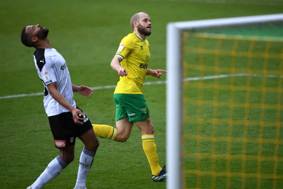 Teemu Pukki netted the winner for Norwich against Rotherham