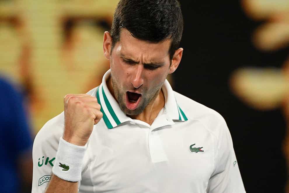Novak Djokovic clinched an 18th grand slam title