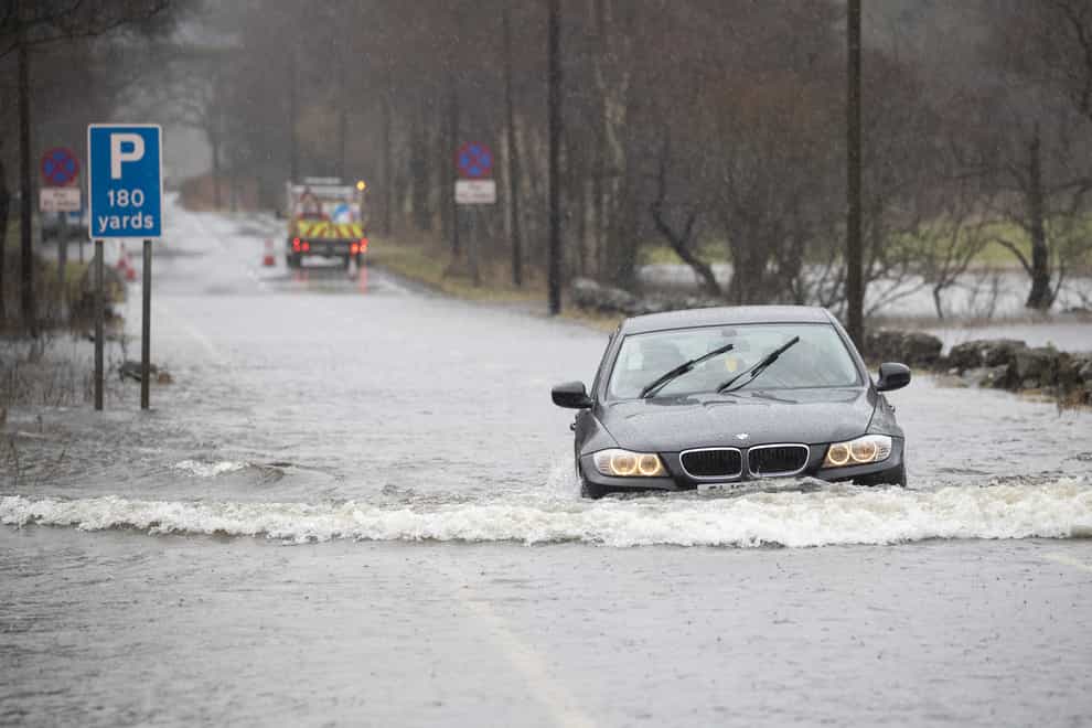 Flooding in Stirlingshire
