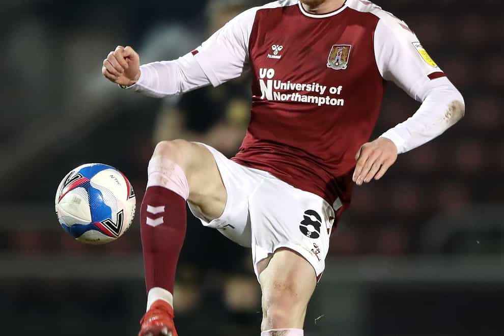 Ryan Watson scored shortly after coming off the bench in Northampton's recent defeat at MK Dons