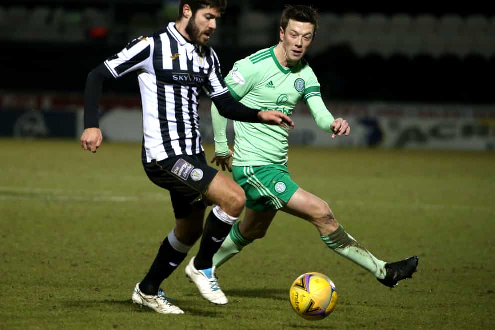 St Mirren’s Ryan Flynn (left) is ready to fight for his place in Jim Goodwin's team