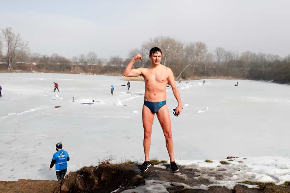 Czech Republic Under Ice Swimming Record