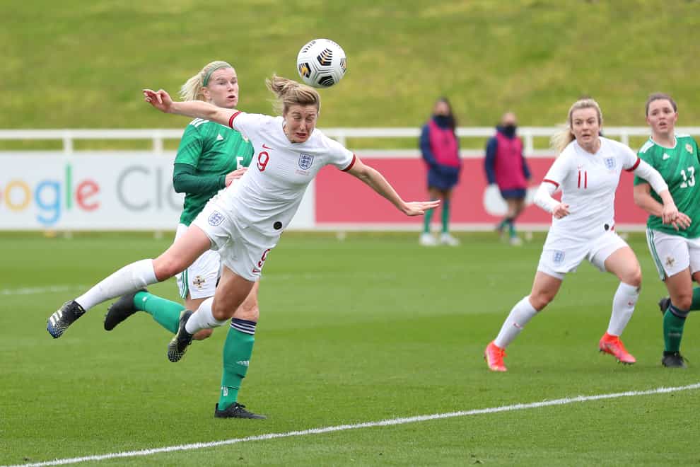 Ellan White in action for England