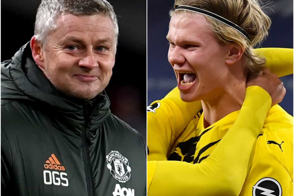 Ole Gunnar Solskjaer has been quizzed about Erling Haaland