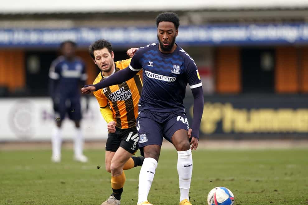 Nathan Ferguson, right, was among the scorers for Southend