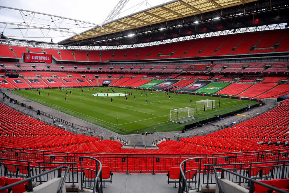 A general view of Wembley