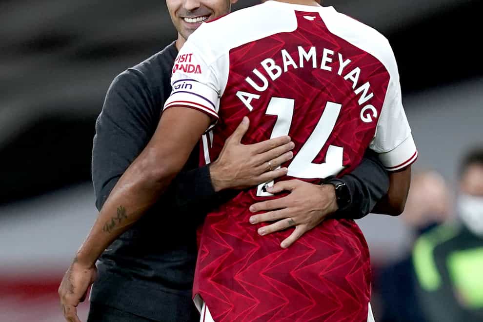 Arsenal manager Mikel Arteta says he has complete faith in captain Pierre-Emerick Aubameyang