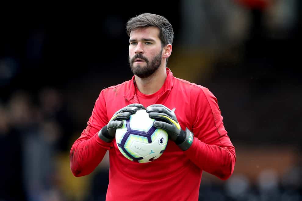 Liverpool keeper Alisson Becker is in mourning after the death of his father