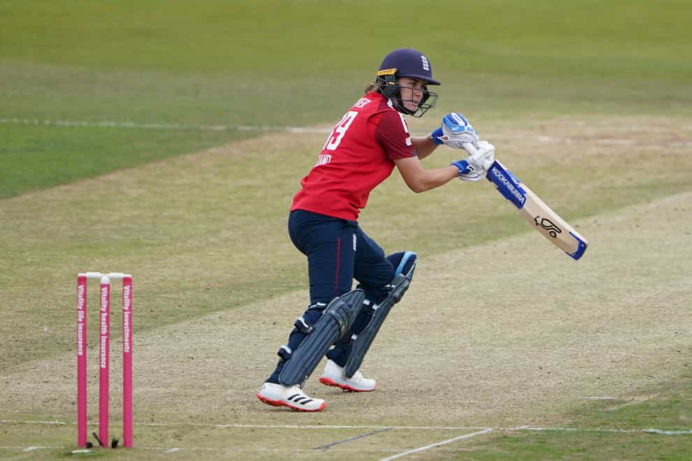 Natalie Sciver in action for England