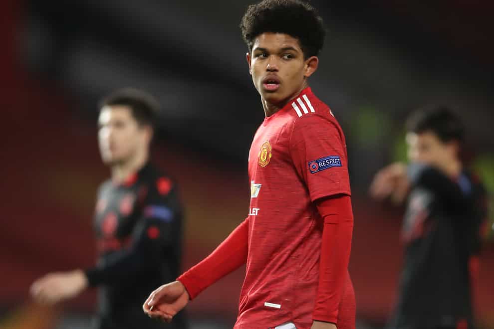 Shola Shoretire became Manchester United's youngest ever player in a European competition during the goalless draw with Real Sociedad