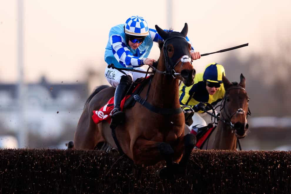 Double Shuffle returns to Kempton as one of two Tom George contenders in the Close Brothers Handicap Chase (John Walton/PA)