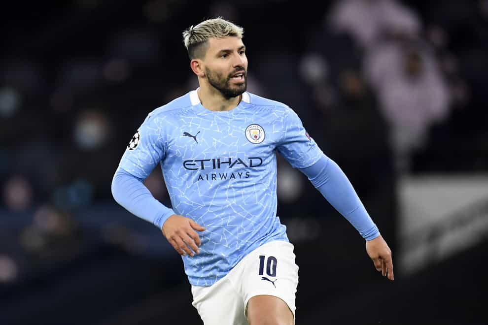 Sergio Aguero is pushing to return for Manchester City