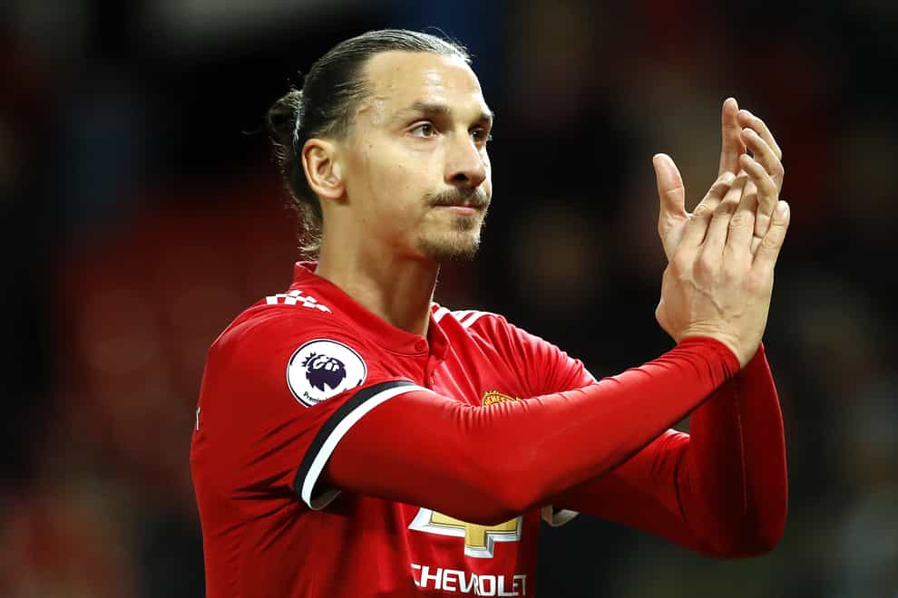 Zlatan Ibrahimovic claps the Manchester United fans