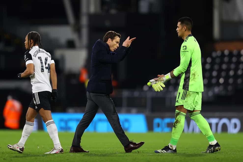 Scott Parker, left, believes a recall to the French squad for on-loan goalkeeper Alphonse Areola would be "nothing short of what he deserves"