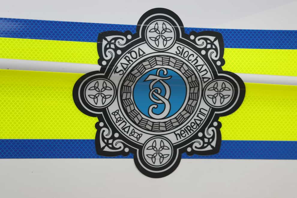The Garda logo (Brian Lawless/PA)