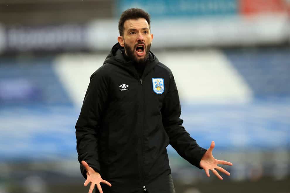 Huddersfield manager Carlos Corberan saw his side suffer another defeat