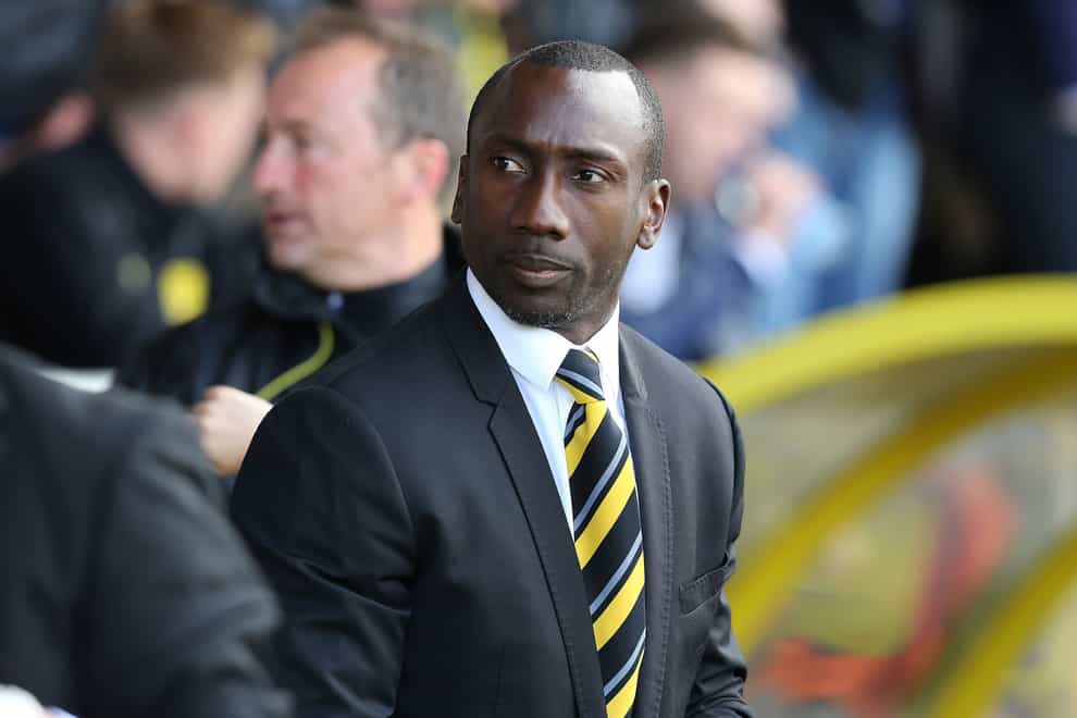 Burton manager Jimmy Floyd Hasselbaink insists his side have not achieved anything yet