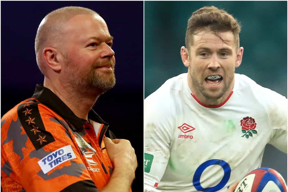 Raymond van Barneveld returned to the winner's circle and Elliot Daly reached a milestone for England