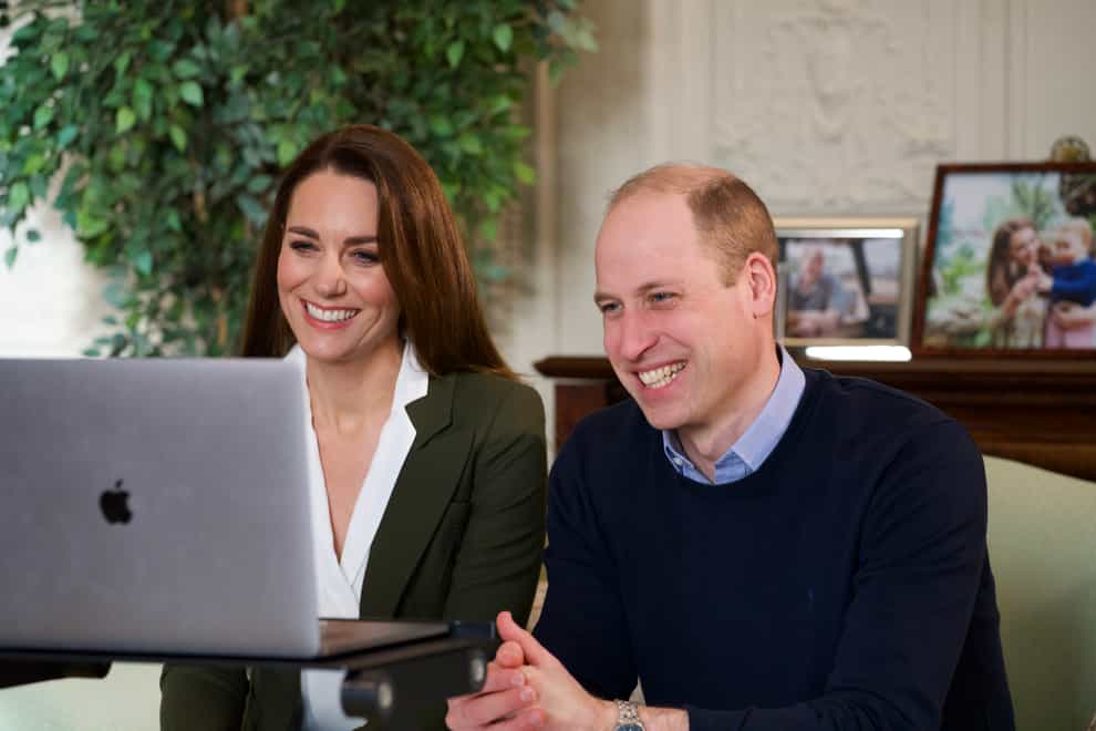 The Duke and Duchess of Cambridge have held a video call with two clinically vulnerable women who have been shielding since last March