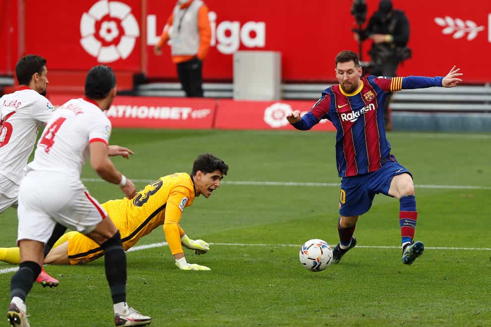 Lionel Messi was in fine form as Barcelona beat LaLiga rivals Sevilla