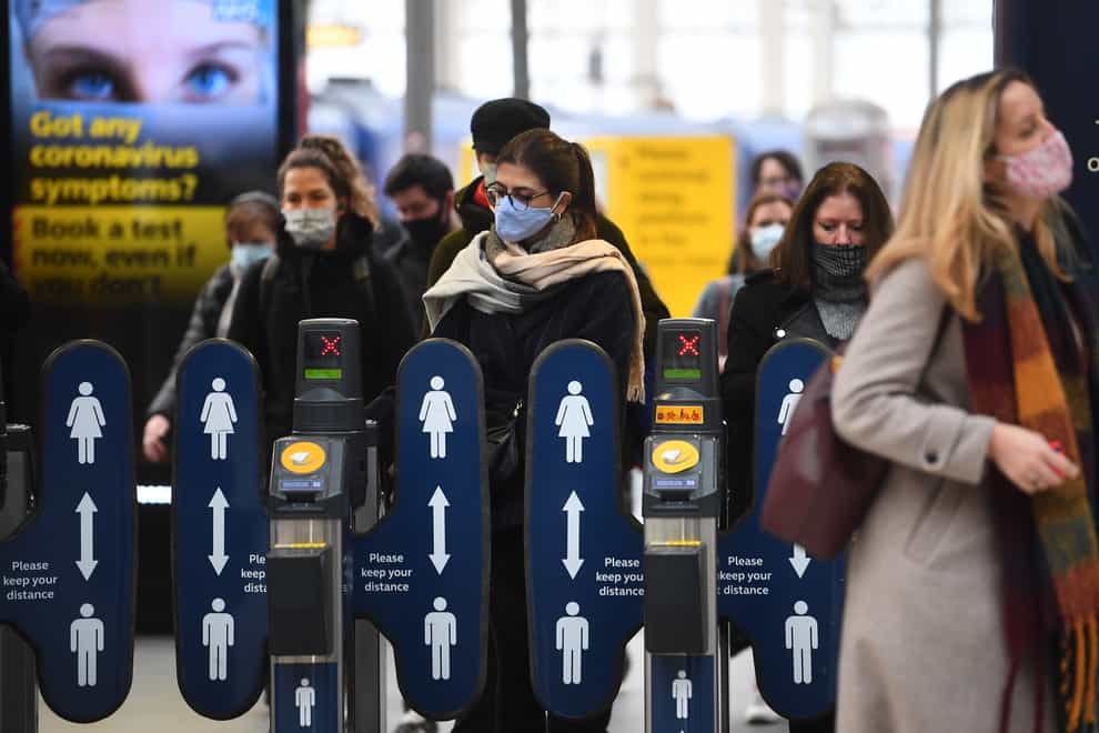 Rail passengers in England and Wales will be hit by the first above inflation fares rise for eight years on Monday (Victoria Jones/PA)