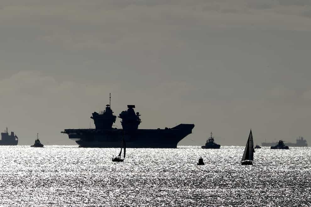 HMS Queen Elizabeth carrier returns