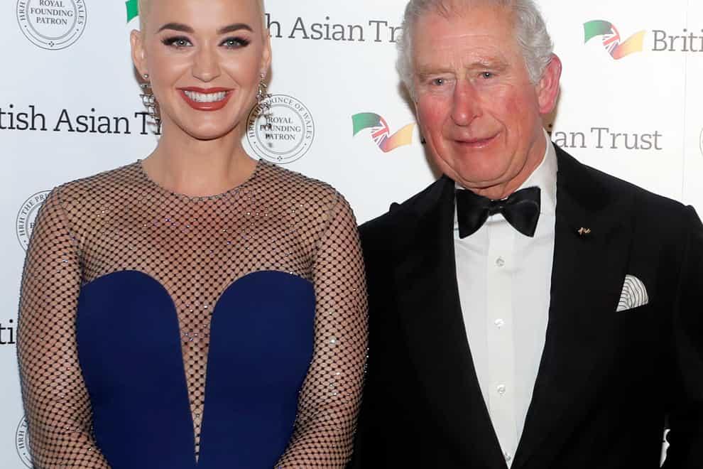 The Prince of Wales with Katy Perry