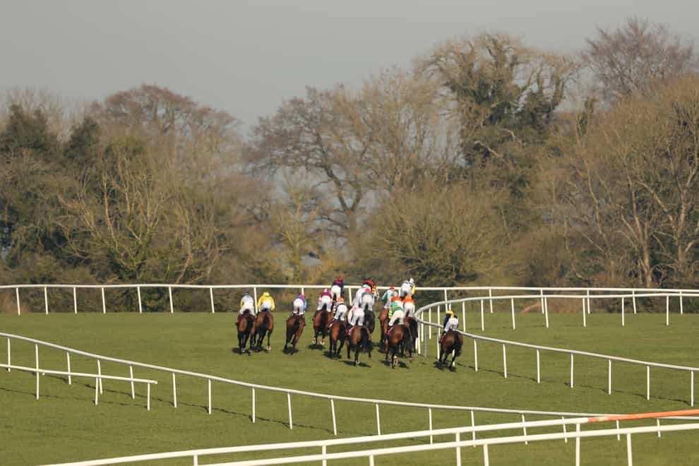 Horses racing at Punchestown on Monday