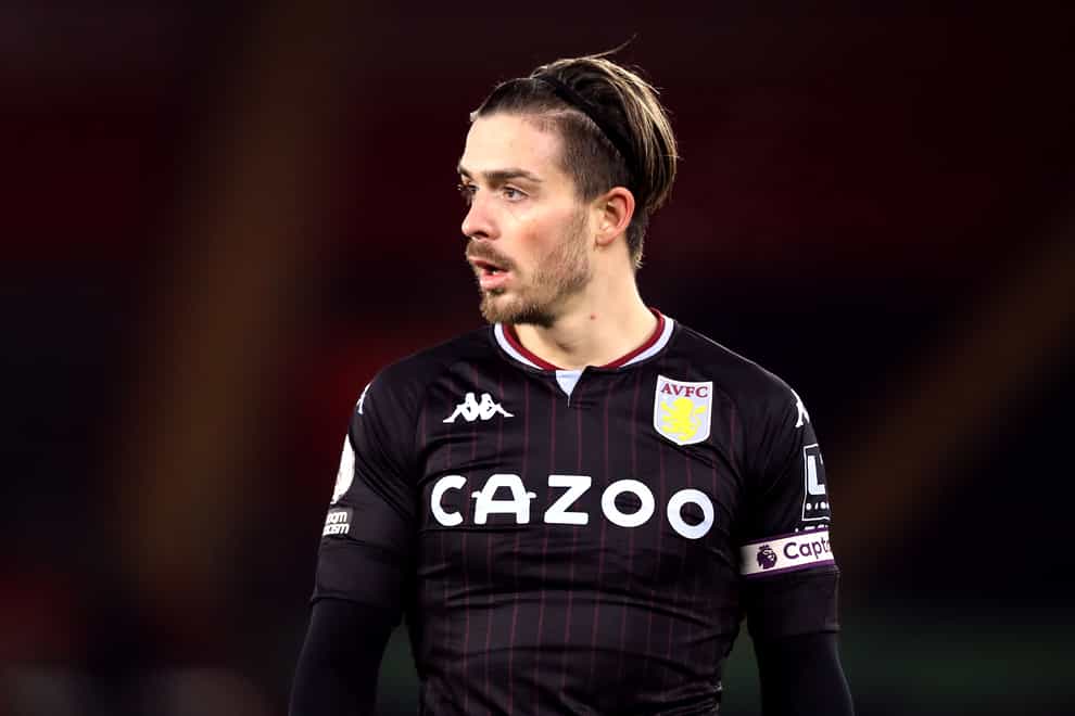 Aston Villa skipper Jack Grealish misses out for a third game due to a lower leg injury.