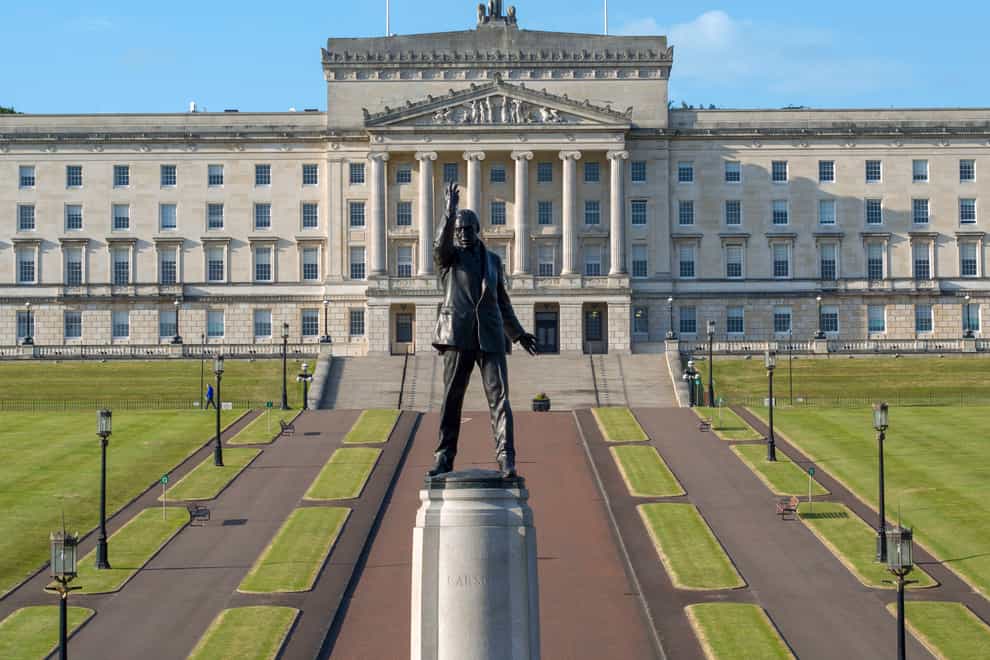The Parliament Buildings at Stormont in Belfast.