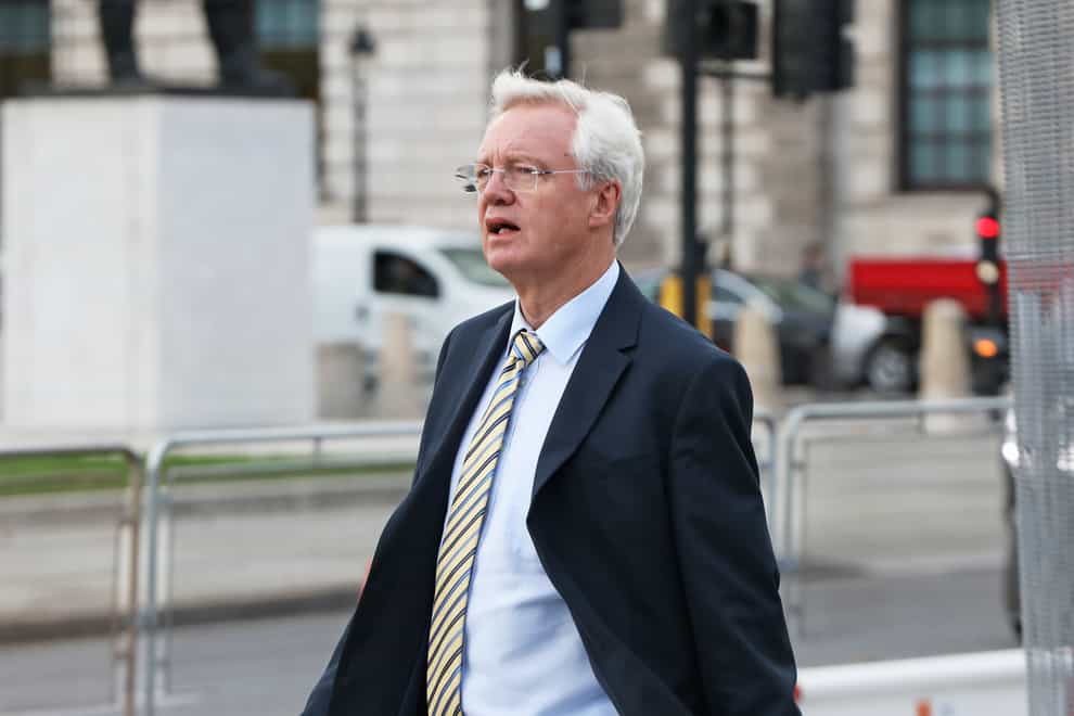 David Davis wants a vote on the plan to cut aid to Yemen (Luciana Guerra/PA Wire)