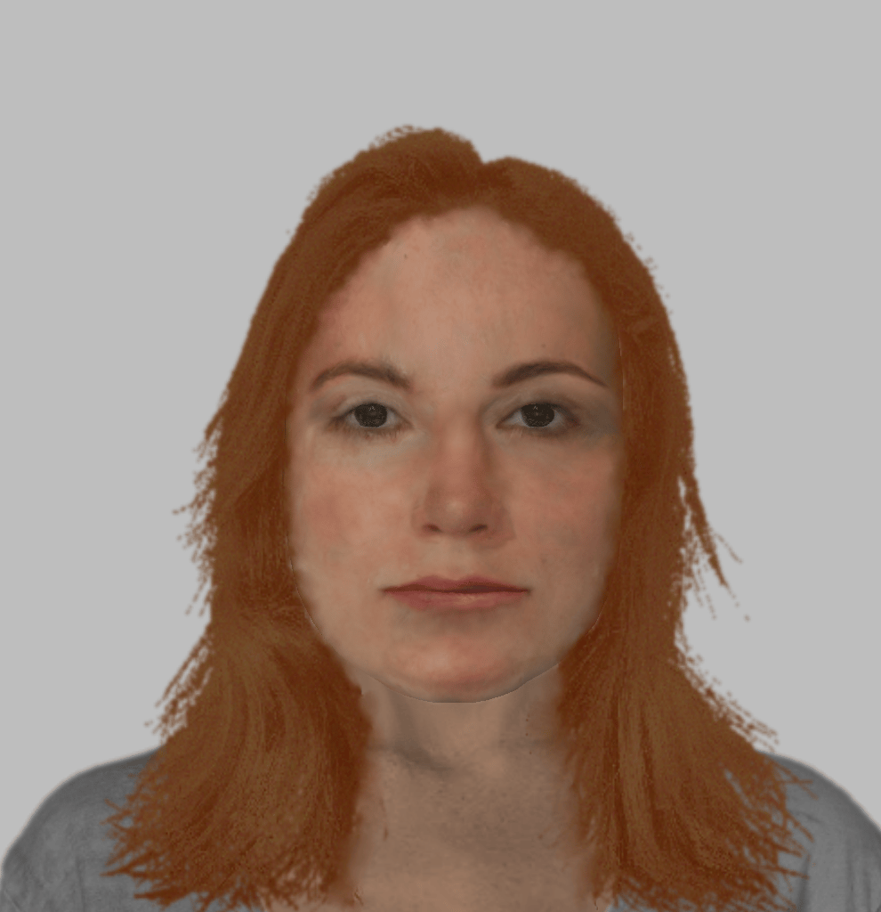 Composite image of woman