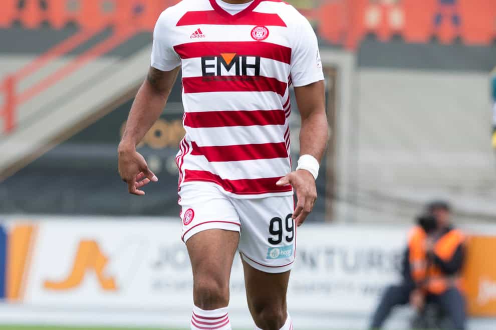 Hamilton striker Marios Ogkmpoe is sidelined with a hamstring injury