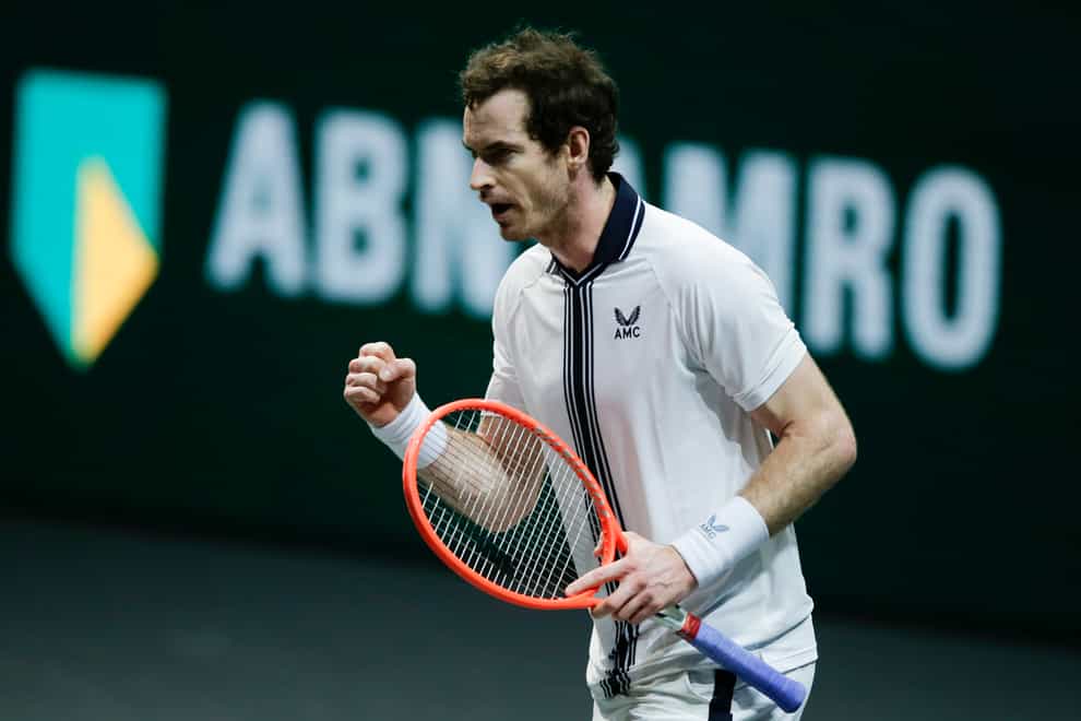 Andy Murray will face Andrey Rublev in Rotterdam on Wednesday