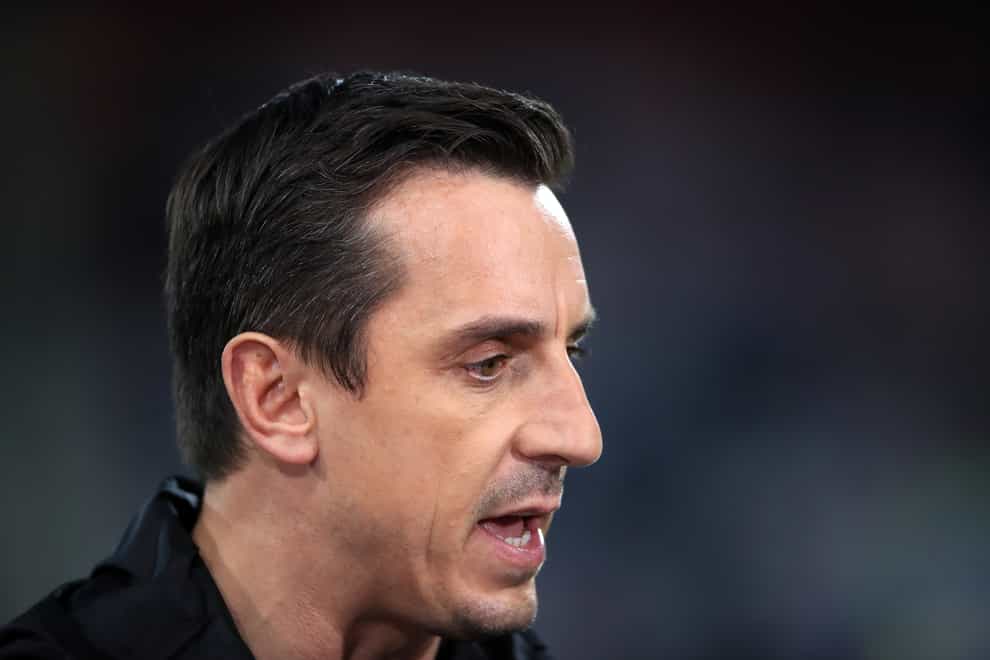 Gary Neville believes United will find themselves in a battle for the top four
