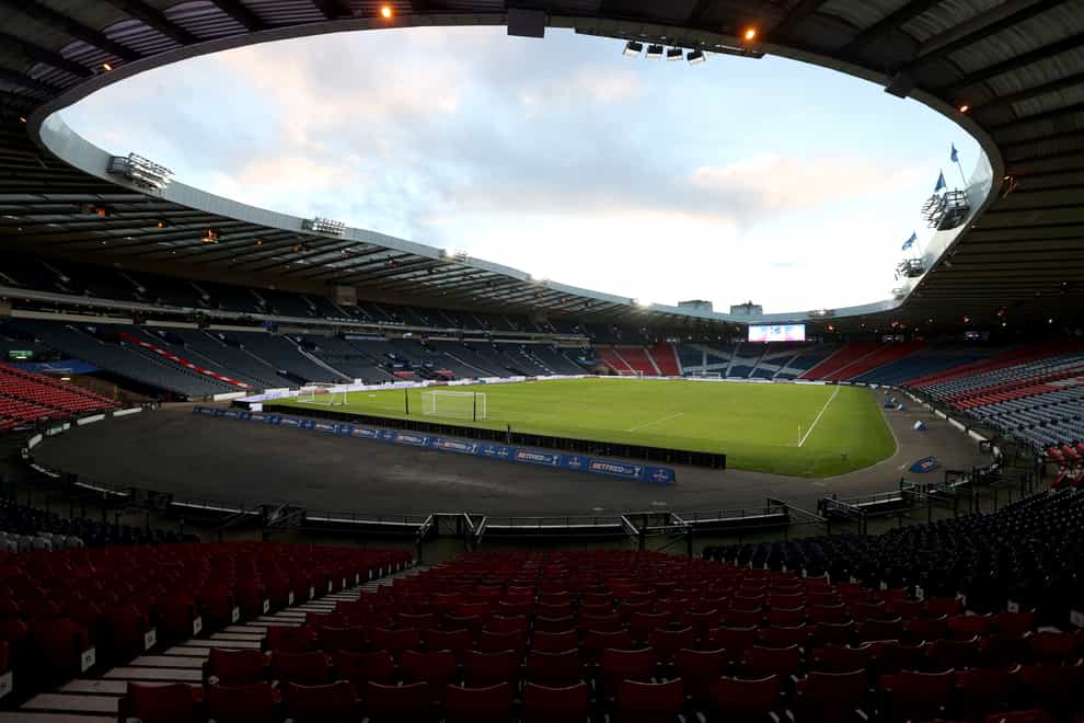Hampden Park in Glasgow is due to stage four matches at this summer's Euro 2020 finals