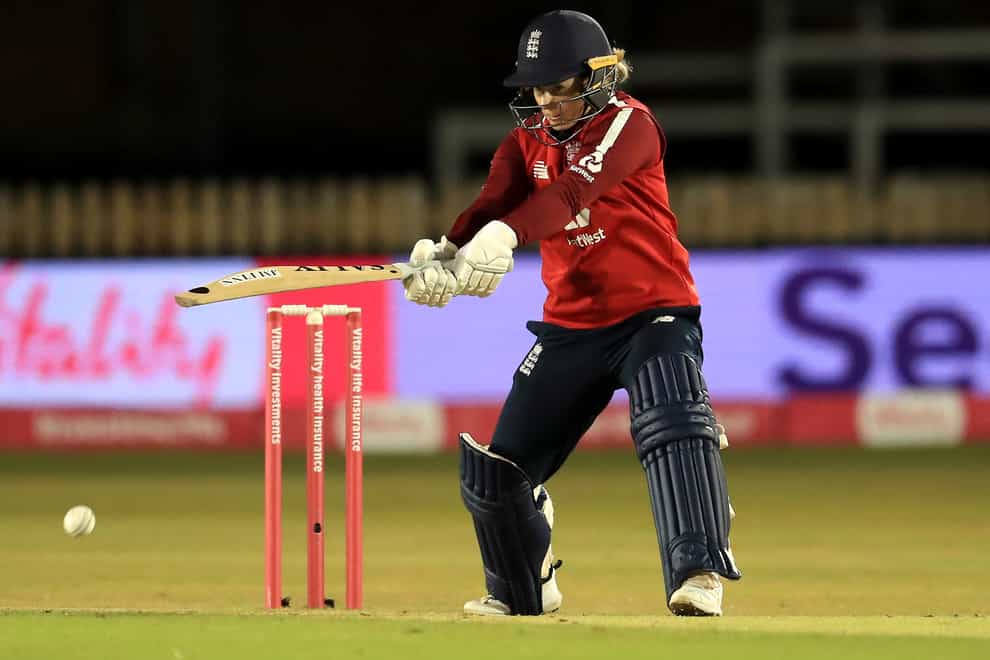 Tammy Beaumont top scored in England's successful run chase